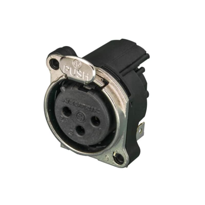 NEUTRIK NC3FBH2 XLR-Einbaubuchse 3-polig Metall XLRf image 1