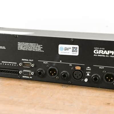 Sabine GRQ-3102 Graphi-Q Digital 2 Channel EQ, Compressor, Delay CG012FL image 10