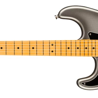 Fender American Professional II Stratocaster Left-Handed with Maple Fretboard 2020 - Present - Mercury image 1