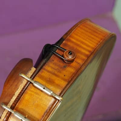 1900s Stainer-Labeled Nice Quality 4/4 German Violin (VIDEO! Fresh Work, Ready) image 23