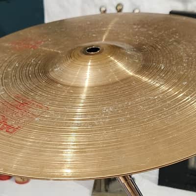 VINTAGE! Paiste 2002 Series Medium Hi-Hats 14" B20 Bronze 1973-79 Switzerland image 3