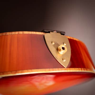 2022 Viteri Custom 16-inch F-hole Acoustic Archtop with Floating Kent Armstrong image 11