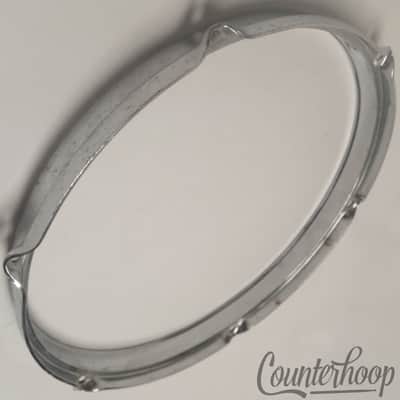 Yamaha 12"Tom Drum Aluminum Triple-Flange Stick-Saver Rim Vintage 80s Japan Hoop image 3