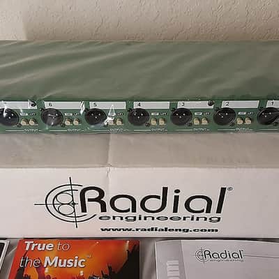 Radial ProD8 8-channel Passive Instrument Direct Box (open) *mint ~ships free & secure! image 1
