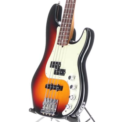 Fender Certified Pre-Owned American Ultra Precision Bass, Rosewood Fingerboard, Ultraburst (R13) (01759) image 4