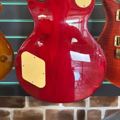 Epiphone Les Paul w/ Bigsby Transparent Red 1997 Electric Guitar image 15