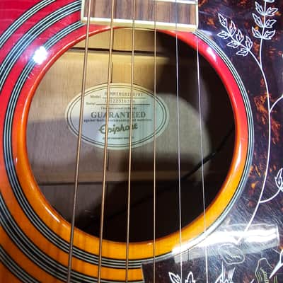 Epiphone Hummingbird 2010 - Cherry Sunburst image 6
