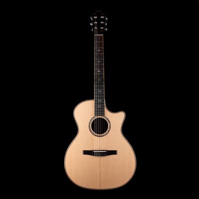 Taylor 814ce-N Nylon String Acoustic Electric Guitar Natural With Case image 3
