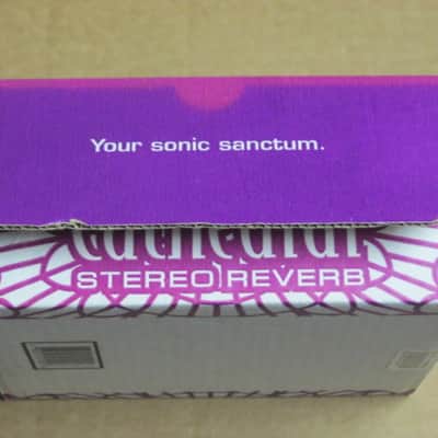 mostly very clean Electro Harmonix EMPTY BOX and original Owner's Manual & original Warranty / Registration card (+ bubble wrap) ONLY for EXO Cathedral Stereo Reverb pedal (NO pedal, NO adapter) image 8
