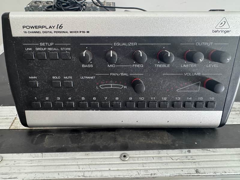 Behringer Powerplay P16-M 16-Channel Digital Personal Mixer | Reverb