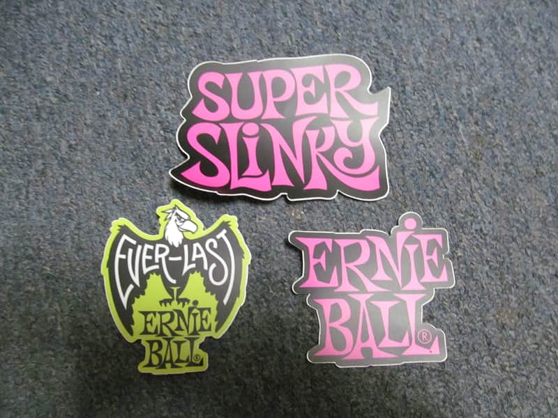 Ernie Ball Guitar 3 Sticker Bundle image 1