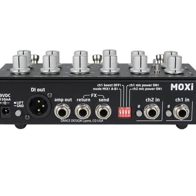 Grace Design Moxi Studio Quality 2 Channel Instrument Preamp, EQ & DI image 2