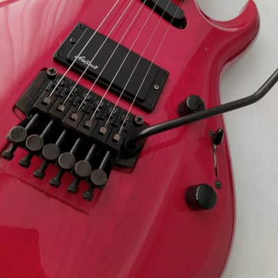 Aria Pro II AQ-65 Aquanote - Arch Top - See-Thru-Red - 1989 JAPAN VINTAGE image 3