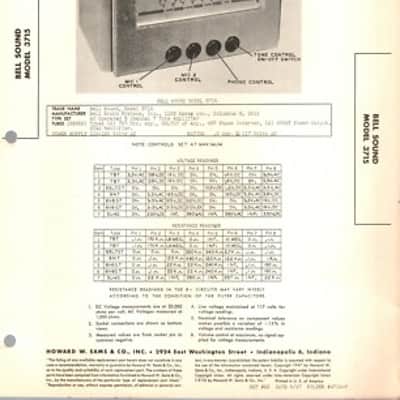 Vintage Bell Model 3715 Tube Amplifier - 1940’s image 11
