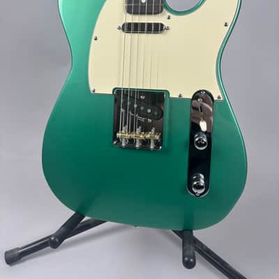 Brown Bear Guitars Featherweight Tele Inverness green metallic image 5