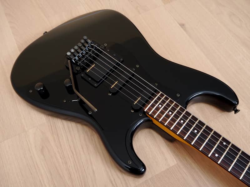 1989 Fernandes FST-50 The Function HSS Electric Guitar Black Japan