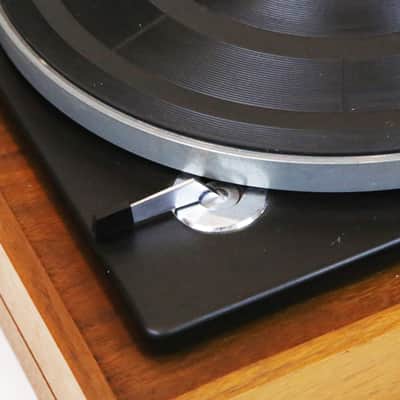 1960s Elac Miracord 50H Miraphon 50 Teak Case Smoked Gray Plastic Dust Cover Vintage Turntable Record Player HiFi Vinyl LP Clean with Manual image 14