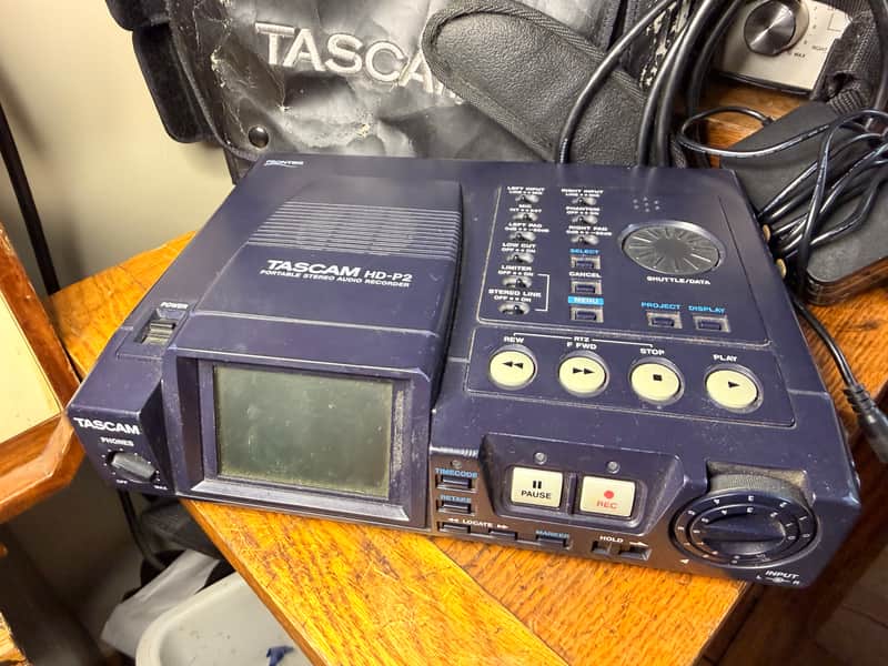 TASCAM HD-P2 Recorder 2010s - Navy Blue image 1