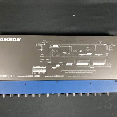 Samson S-Com Plus S Class Stereo Compressor/Limiter 2010s - Blue - With Box image 7
