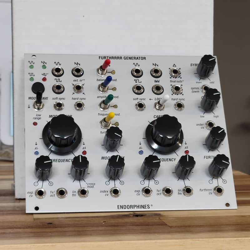 Endorphin.es Furthrrrr Generator Eurorack Synth Module 2010 - Present - Silver image 1