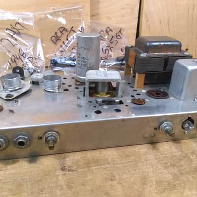 Silvertone 3070 R2R Power Amp Section w/ tubes and speaker 1954 image 4