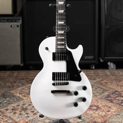 Gibson Les Paul Studio Modern Electric Guitar - Worn White with Gig Bag image 4