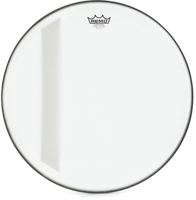 Remo Powerstroke P3 Felt Hazy Tone Bass Drumhead - 20 inch (2-pack) Bundle image 1