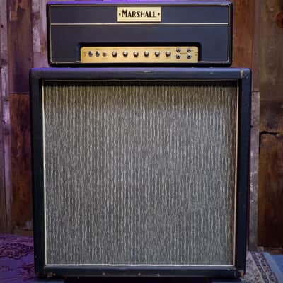 Marshall 1965 JTM45 Head & 1966-1968 1960B Cabinet with 20W Celestions & Bluesbreaker Cloth Early-Mid 1960's image 1