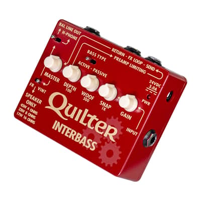 Quilter InterBass Pedal Sized 45W Bass Amplifier Head / DI image 3