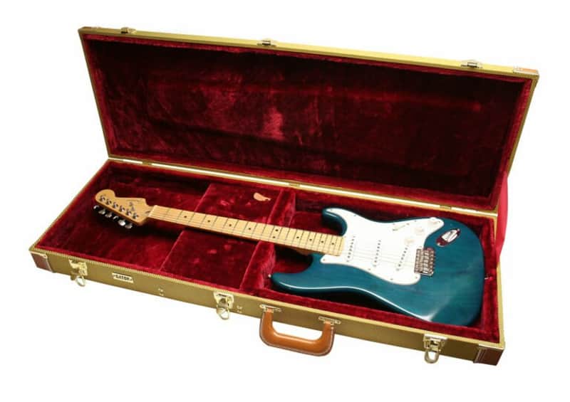 Gator Electric Guitar Deluxe Wood Case, Tweed (GW-ELECTRIC-TW) image 1