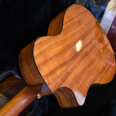 Taylor K-14 CE Koa AAAAA Flame Hawaiian Koa K14 K14ce GA Grand Auditorium Acoustic Guitar image 14