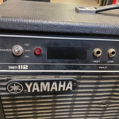 Yamaha G30-112 Thirty 112 30-Watt 1x12" Guitar Combo 1975 - 1979 - Black image 3