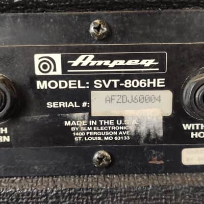 Ampeg  SVT 806HE bass speaker cabinet 1993 USA image 5