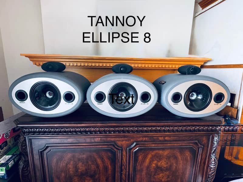 Tannoy Ellipse 8M iDP  With Sub 3.1 Reference Studio Monitor Mint image 1