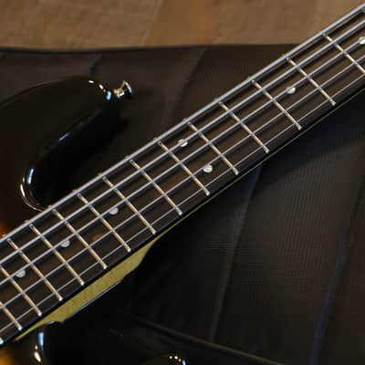 Warmoth 5 String Bass with Bartolini's Sunburst + GB image 8