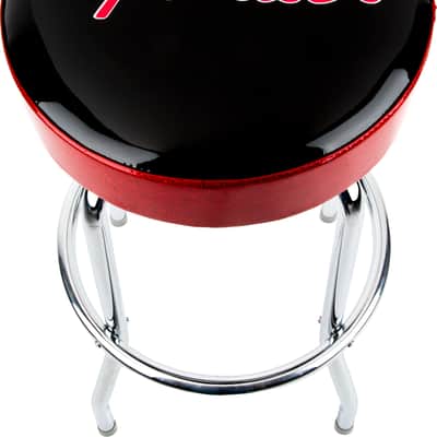 Fender Fender Red Sparkle Logo Barstool Black/Red Sparkle 30" image 1
