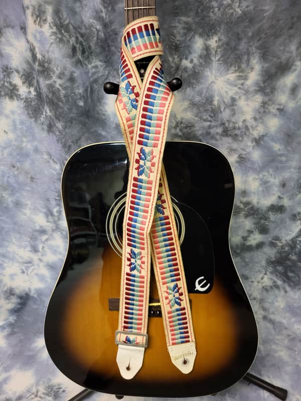 Vintage RARE 1960's Gretsch Ace Guitar Bass Strap Extra Long 55 Inches image 1