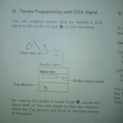 Owner's Manual for Roland SBX-80 Sync Box MIDI SMPTE 1984 image 11