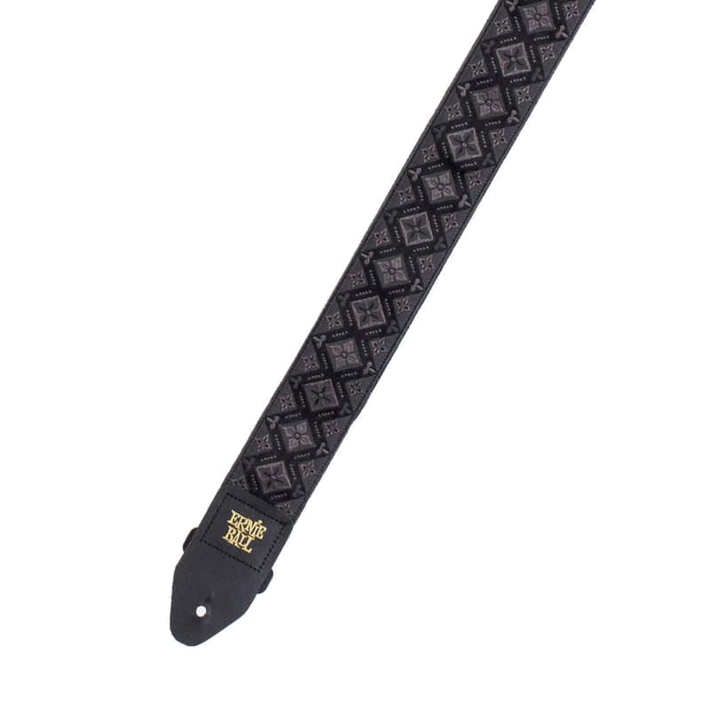 Ernie Ball Ernie Ball 2" Regal Black Jacquard Guitar Strap image 1