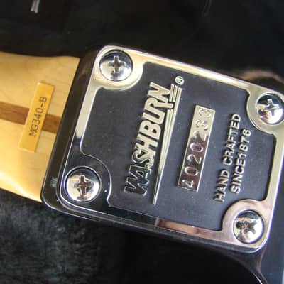 1990's Washburn Mercury II Series MG340-B 1990's Black HSH Electric Guitar image 11