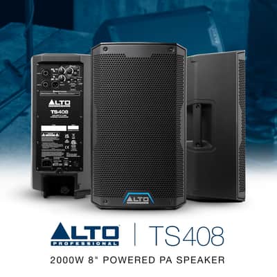 ALTO TS408 2000W 8" Powered PA Speaker with 3 Channel Mixer, Bluetooth Streaming image 8