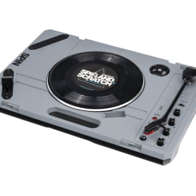 Reloop SPiN | Portable Turntable with Bluetooth & USB Recording | Includes 7in Scratch Vinyl & Crossfader image 3
