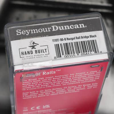 Seymour duncan Nazgul Rail - Black Humbucker Pickup image 3
