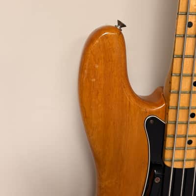 1977 Fender Precision Bass with Maple Fretboard - Natural image 10