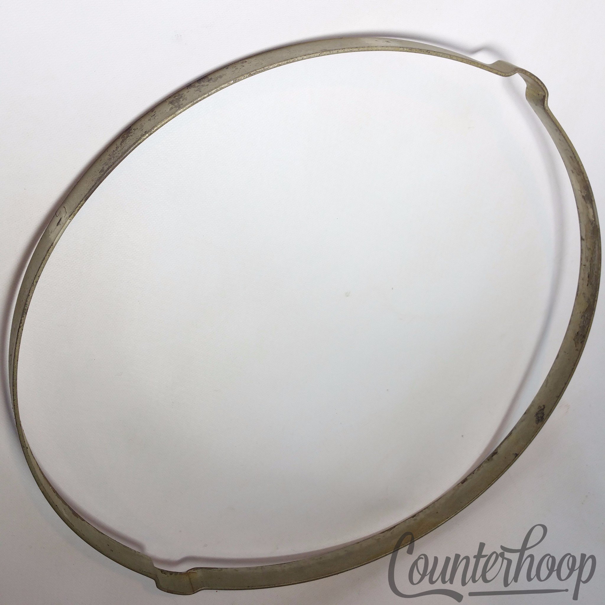 Ludwig&Ludwig 14" Snare-Side Resonant Drum Rim/Hoop Nickel Vintage 20s Chopper* - Mint / 15/55/35/59 — main photograph