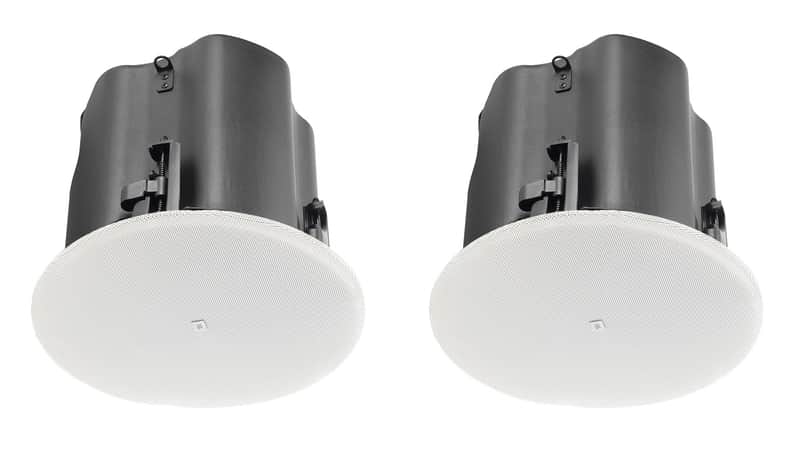 Immagine 2 JBL Control 414C/T 4" Commercial 70v/8-ohm Ceiling Speakers For Restaurant/Bar - 1