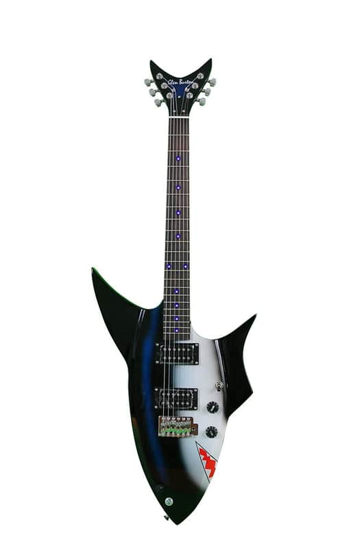 Glen Burton GE2017 Shark LED Lighted Electric Guitar w/Gig Bag,Strap,Cable,Whammy Bar,Strings&Wrench image 1