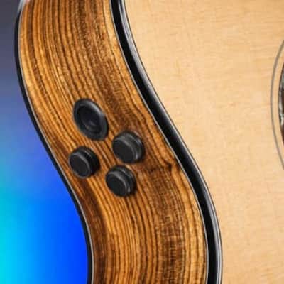 Cort Gold Series Gold-OC6 Bocote Acoustic-Electric Guitar w/ Solid Sitka Spruce Top, Bocote Back & Sides, Fishman Flex Electronics, Natural Glossy w/ Case, See Video, Mint Condition image 5