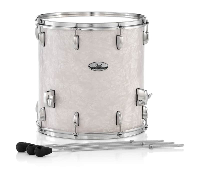 Pearl PMX Professional Series Maple 16x16" White Marine Pearl #448 Floor Tom Drum w/Legs | NEW | Authorized Dealer image 1