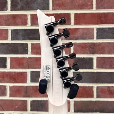 Ibanez Prestige RG652AHM, Antique White Blonde, Ash Top, Ash Body, Birdseye Maple Fretboard, DiMarzio Tone Zone & Air Norton Pickups, Hardshell Case image 9